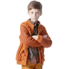 Boys Long Coat for Winter, Lamb Wool Jacket, Elegant Plush Fleece for Kids' Gift